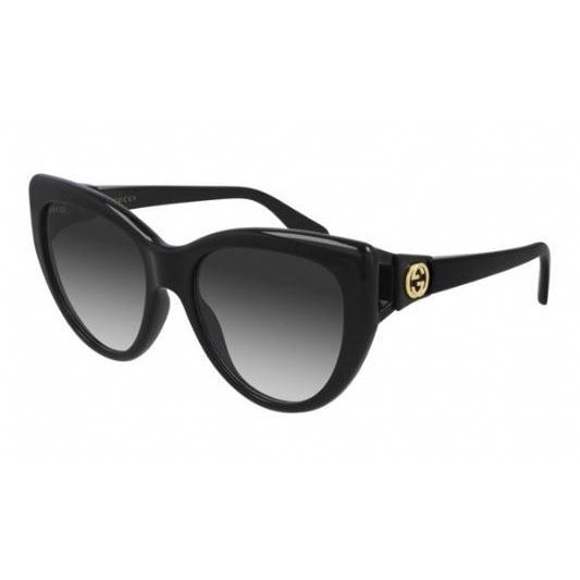 Gucci GG0877S Sunglasses Black / Grey Gradient-AmbrogioShoes