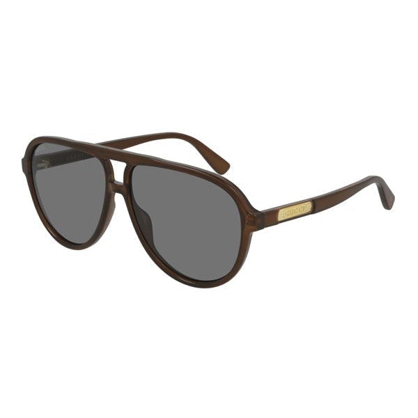 Gucci GG0935S Sunglasses Brown / Blue-AmbrogioShoes