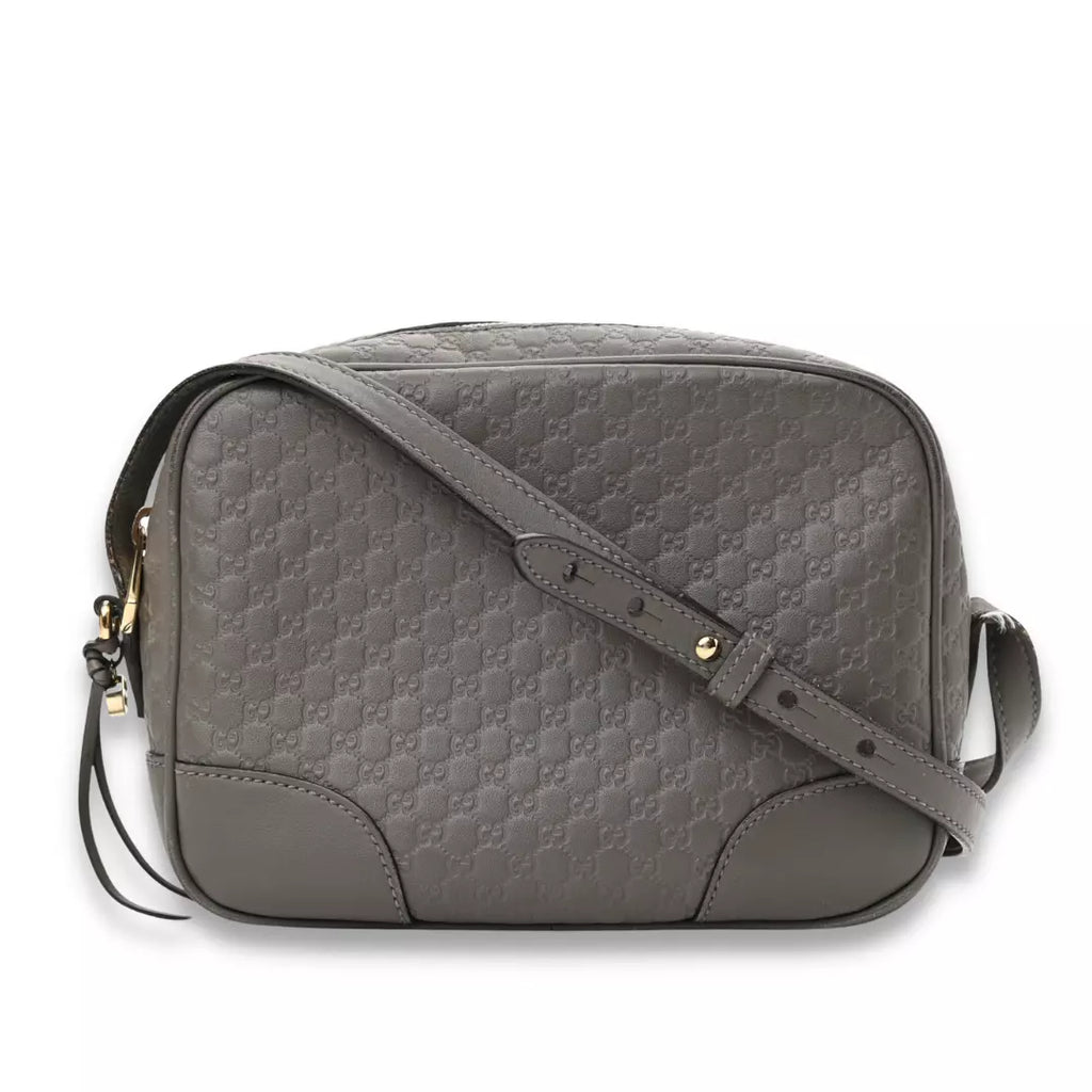 Gucci Grey Microguccissima Mini Bree Messenger Bag