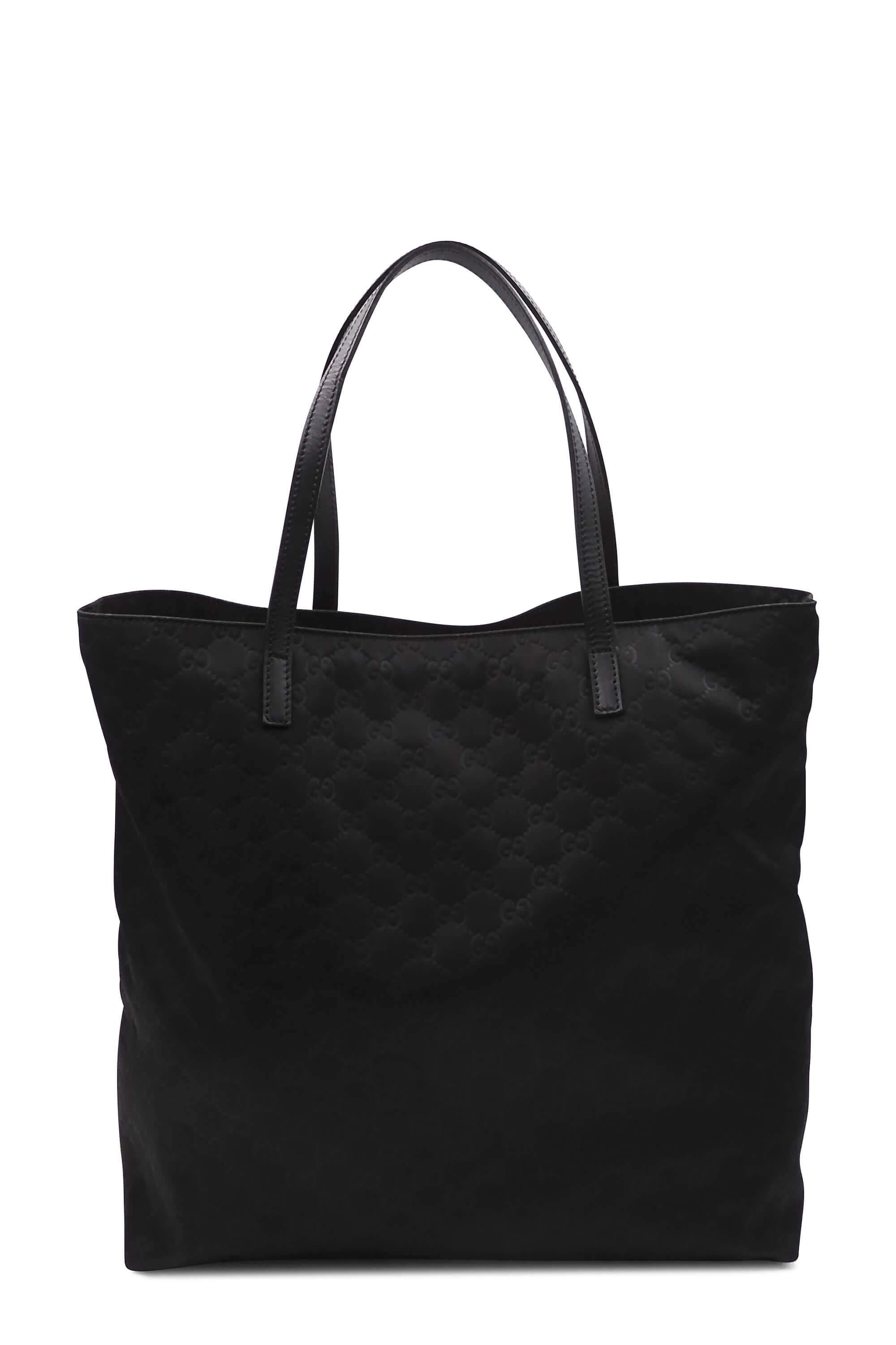 Guccissima Tall Tote Black