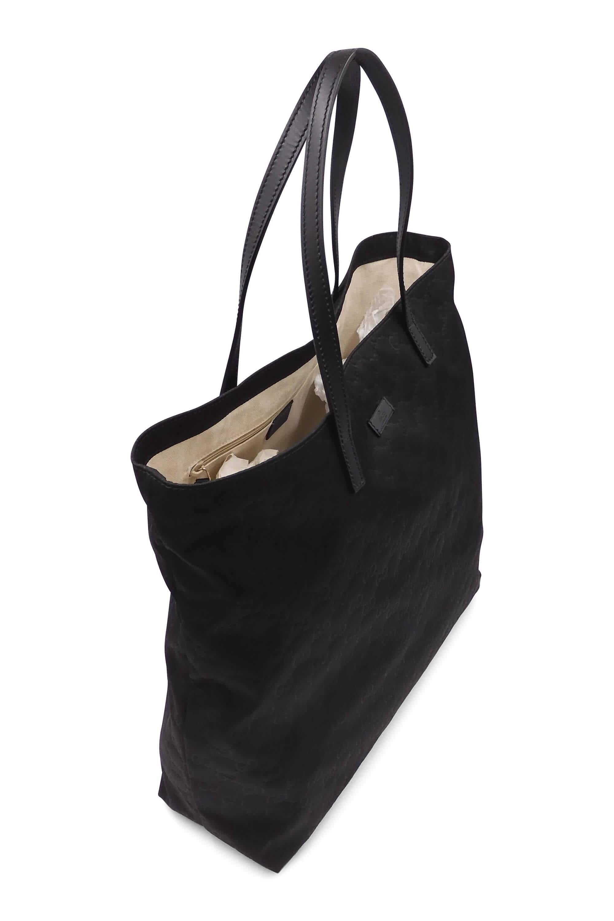 Guccissima Tall Tote Black