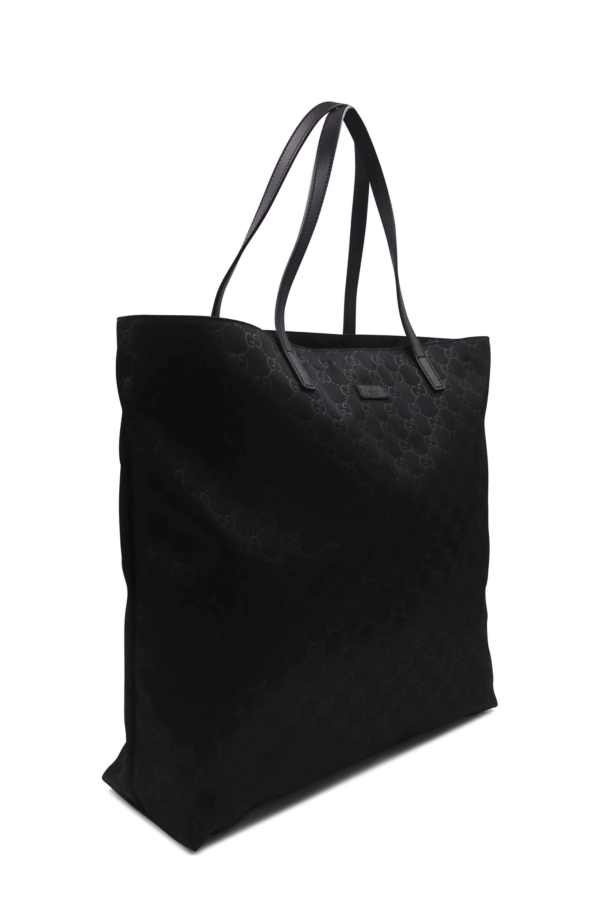 Guccissima Tall Tote Black