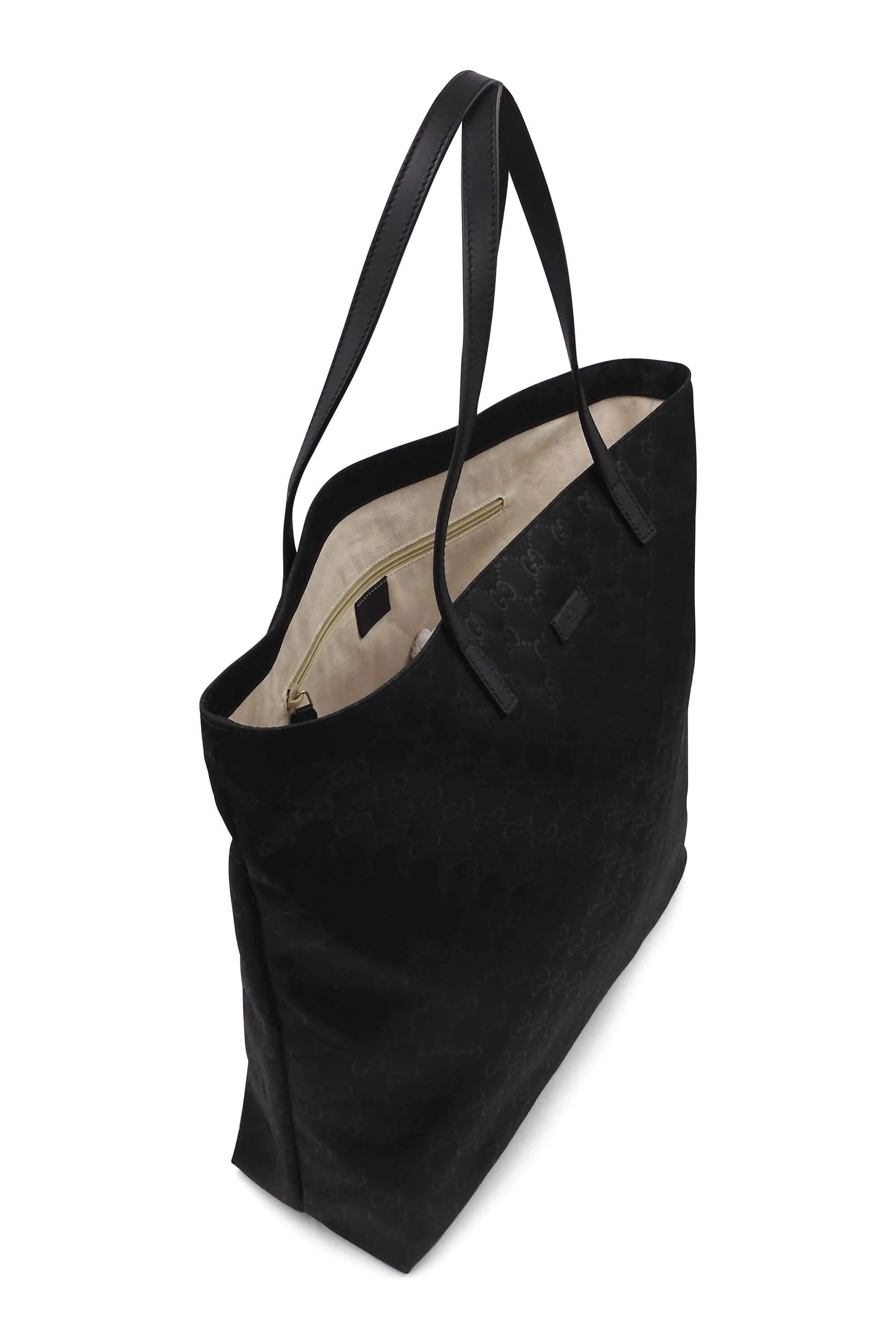 Guccissima Tall Tote Black
