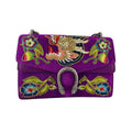 Gucci Handbag Dionysus Dragon Purple Suede Shoulder Bag 403348