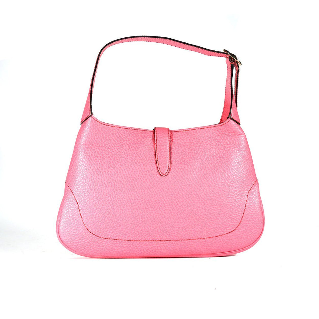 Gucci Jackie 002058-137335 Women's Pink Calf-Skin Leather Handbag (GG2058)