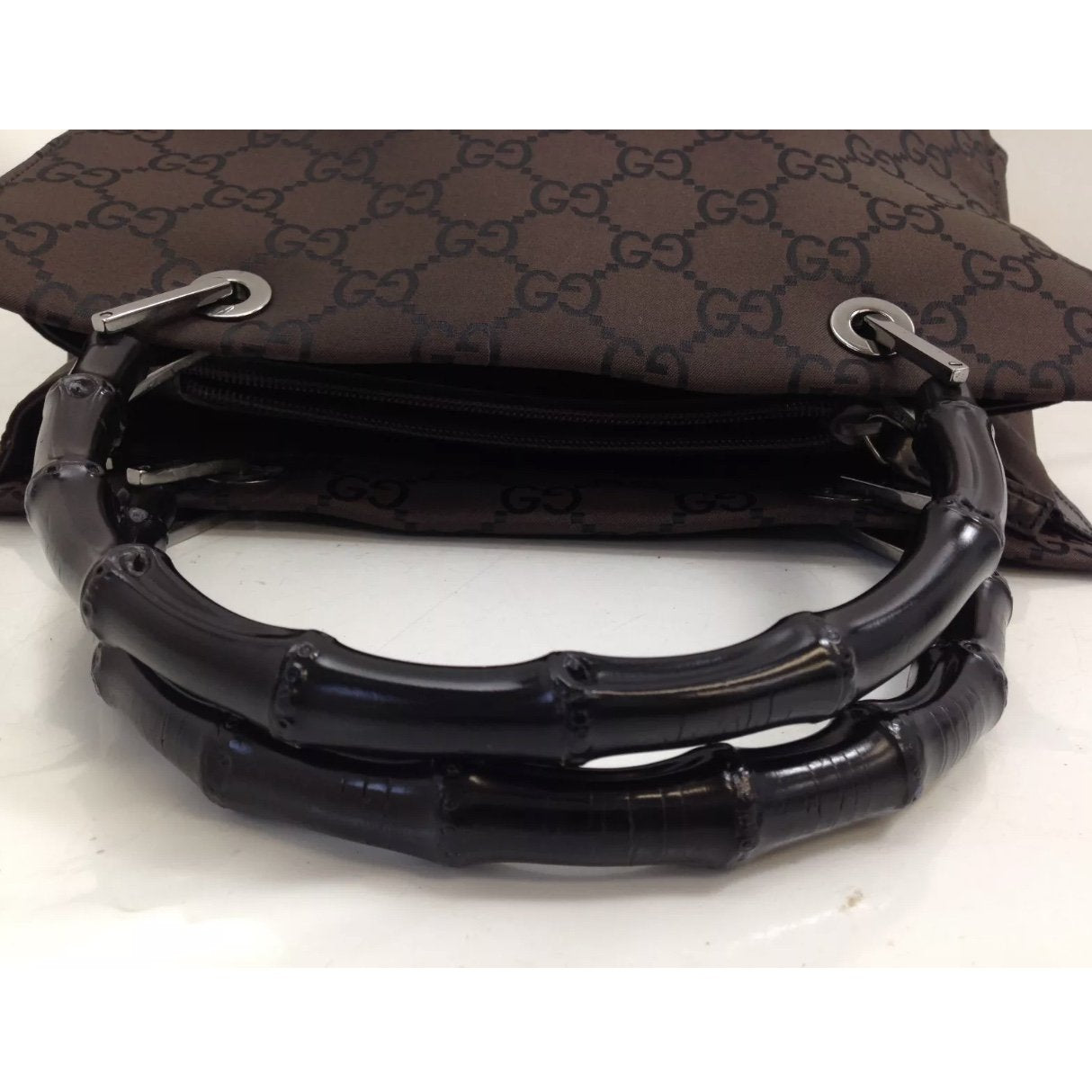 Gucci Medium Top Handle GG Tote Bag