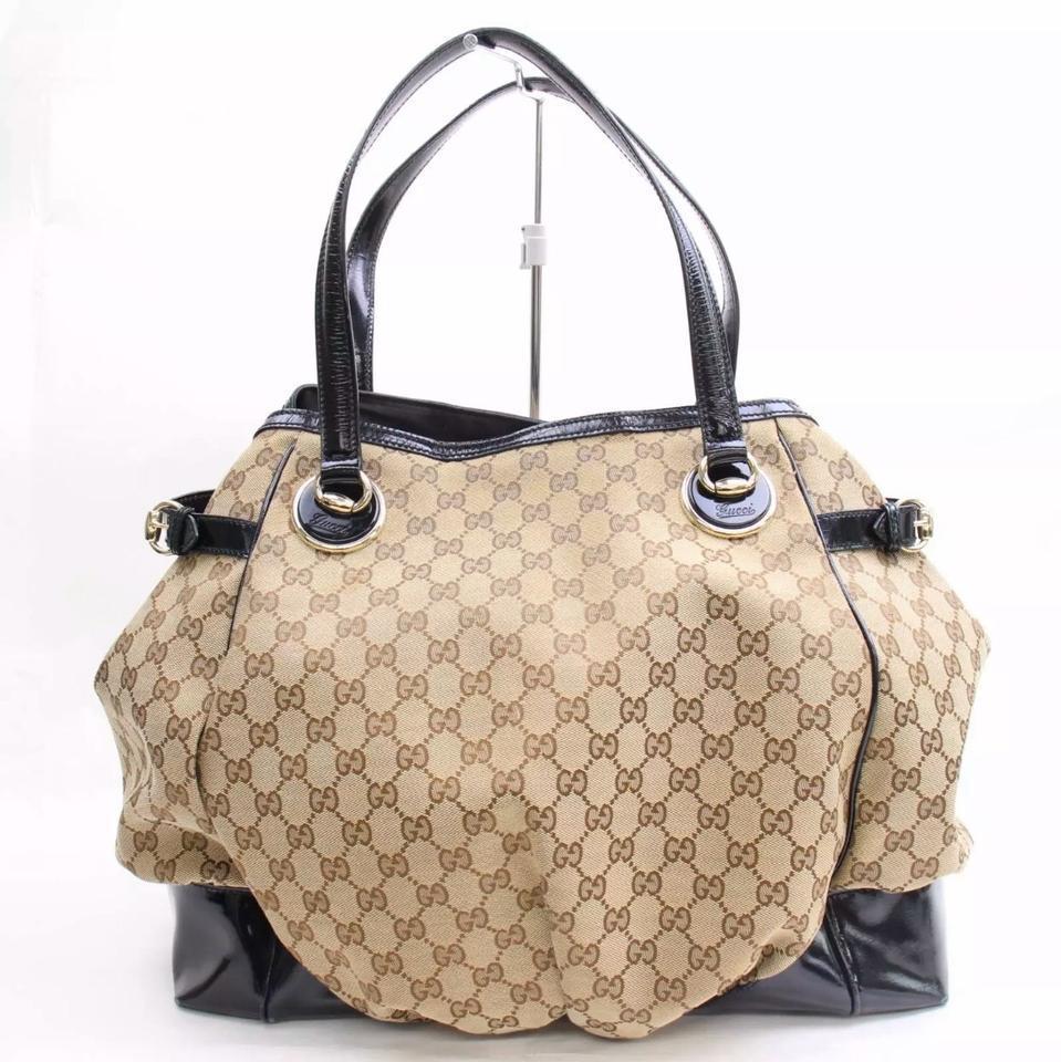 Gucci Monogram Canvas Full Moon Large Tote Bag