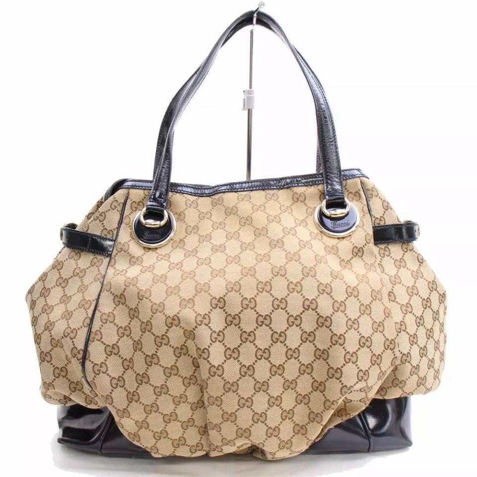 Gucci Monogram Canvas Full Moon Large Tote Bag