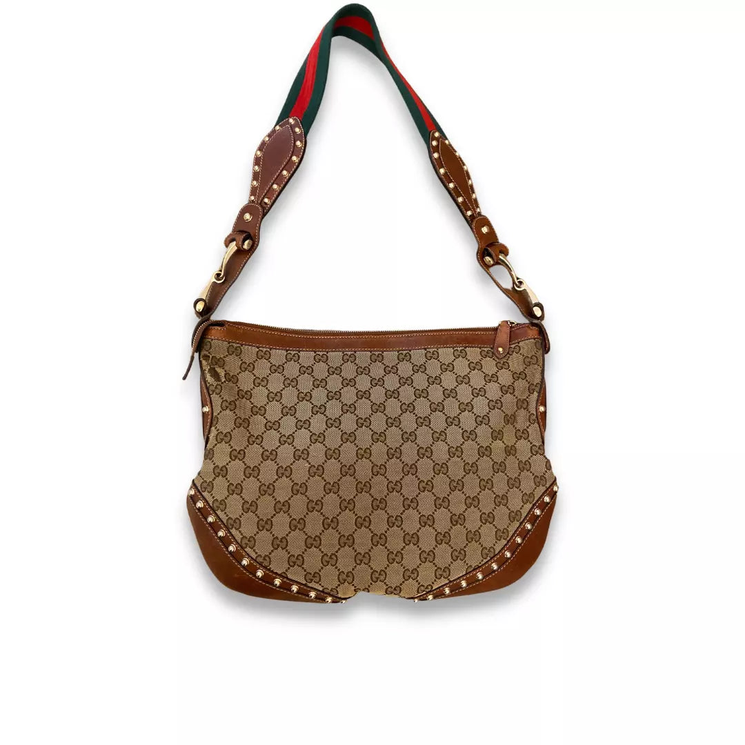 Gucci Monogram Canvas Pelham  Bag