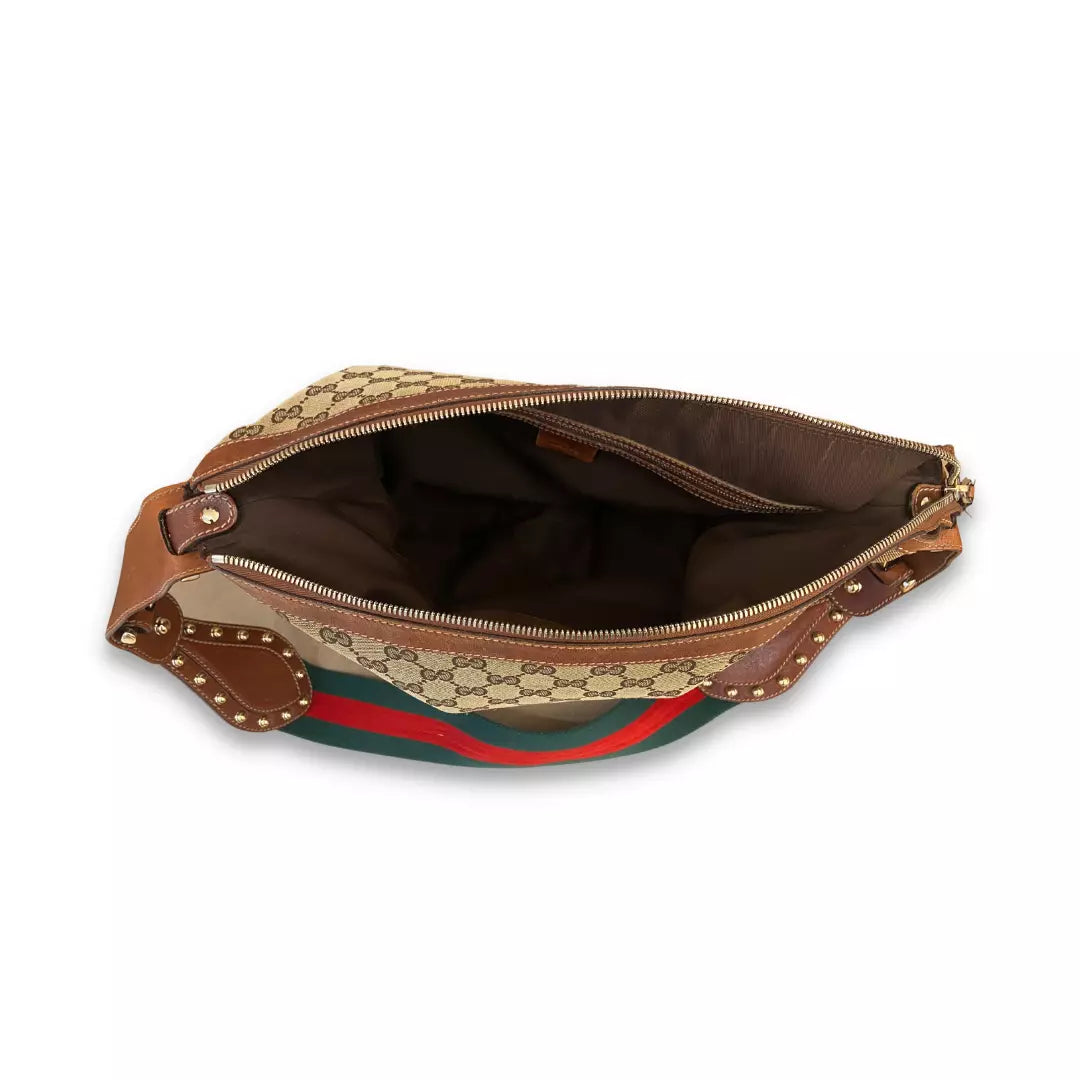 Gucci Monogram Canvas Pelham  Bag
