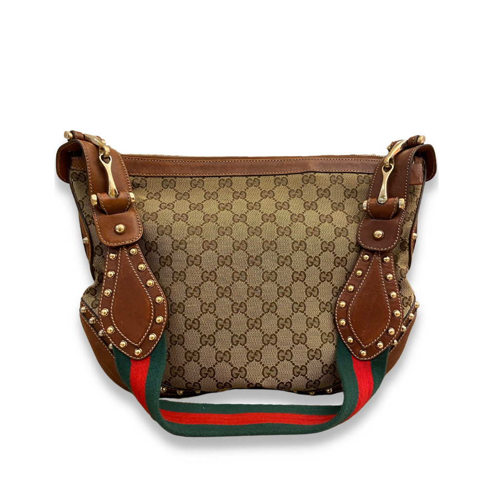 Gucci Monogram Canvas Pelham  Bag