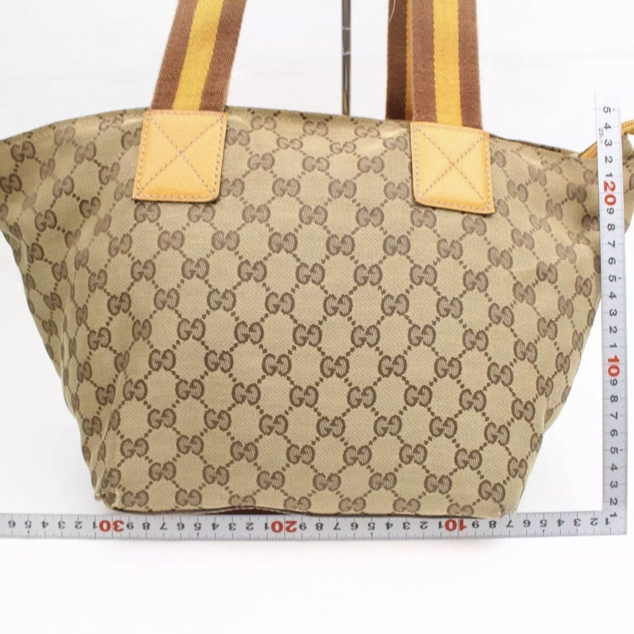 Gucci Monogram GG Tote with Web Handles
