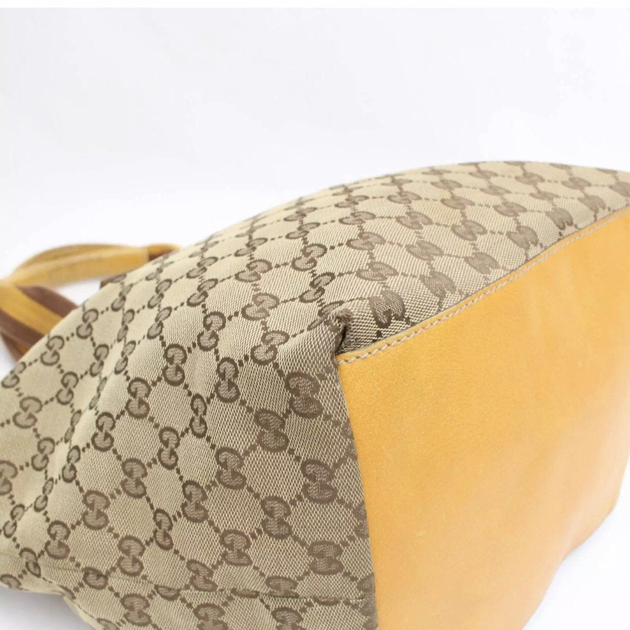 Gucci Monogram GG Tote with Web Handles