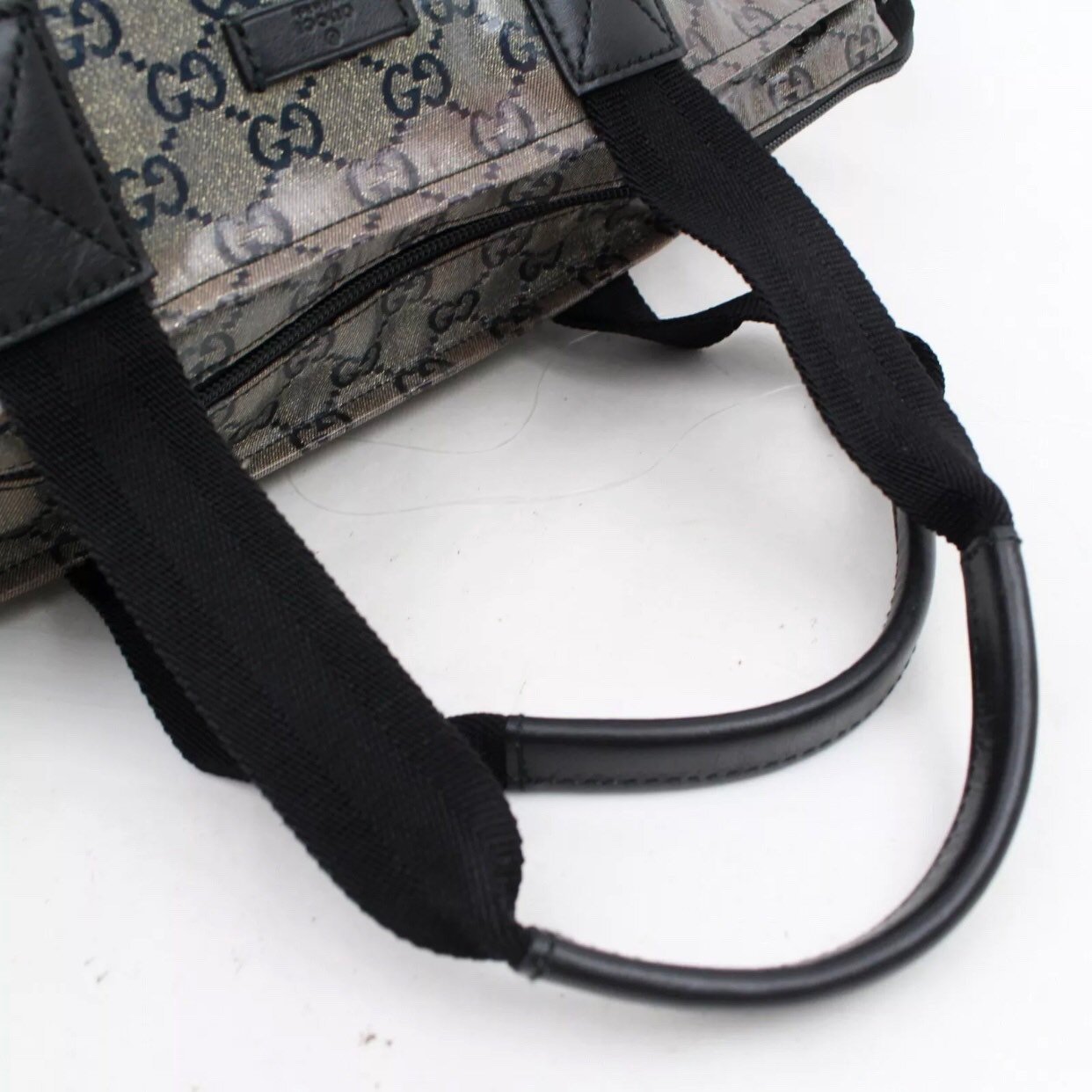 Gucci Monogram GG Tote with Web Handles
