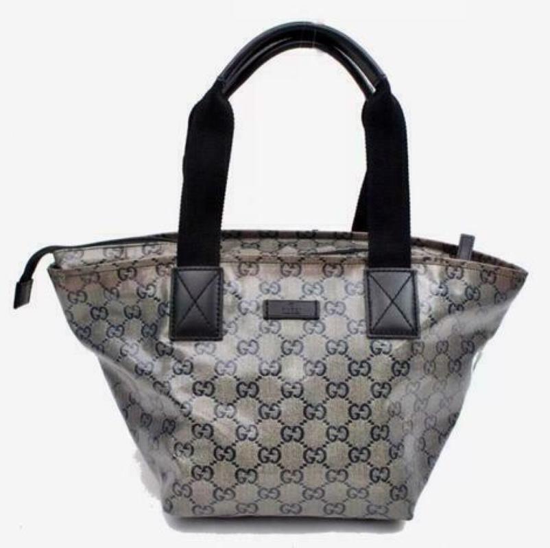 Gucci Monogram GG Tote with Web Handles