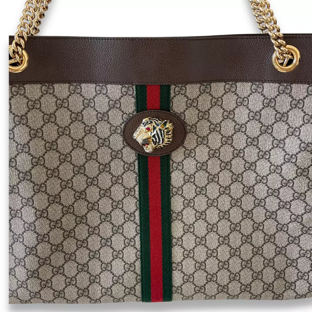 Gucci Monogram Rajah GG Tote Bag