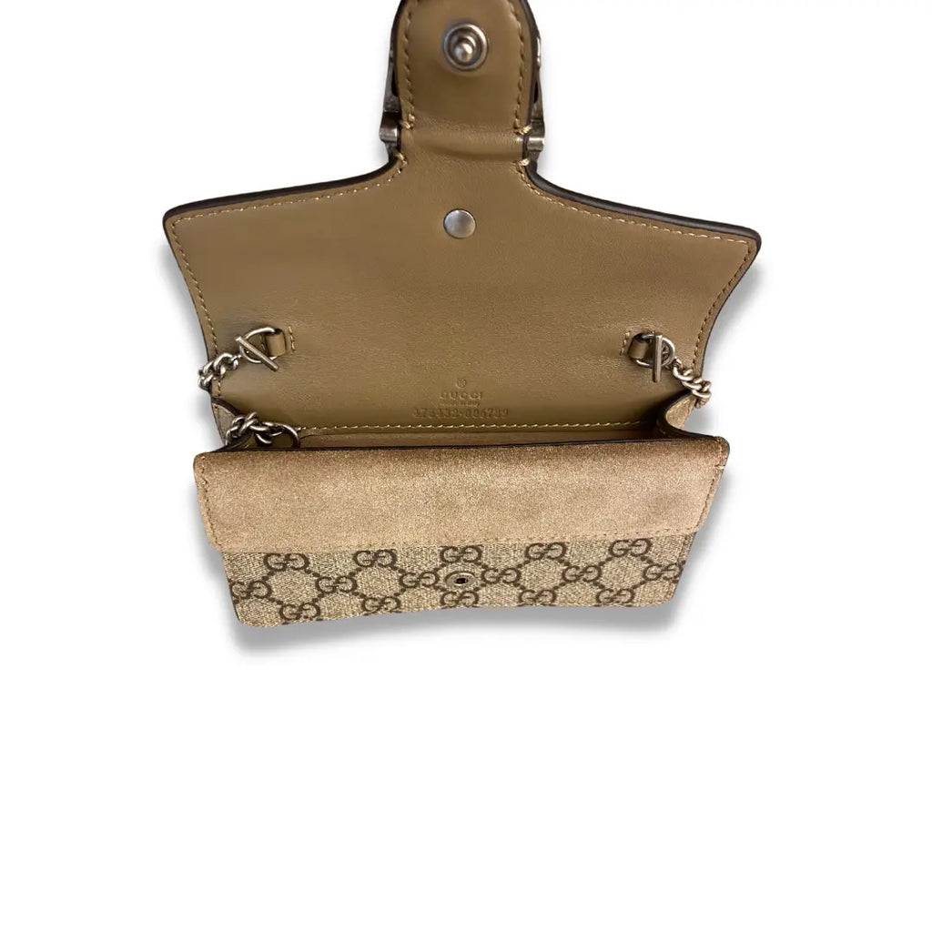 Gucci Monogram Dionysus GG Supreme Mini Bag
