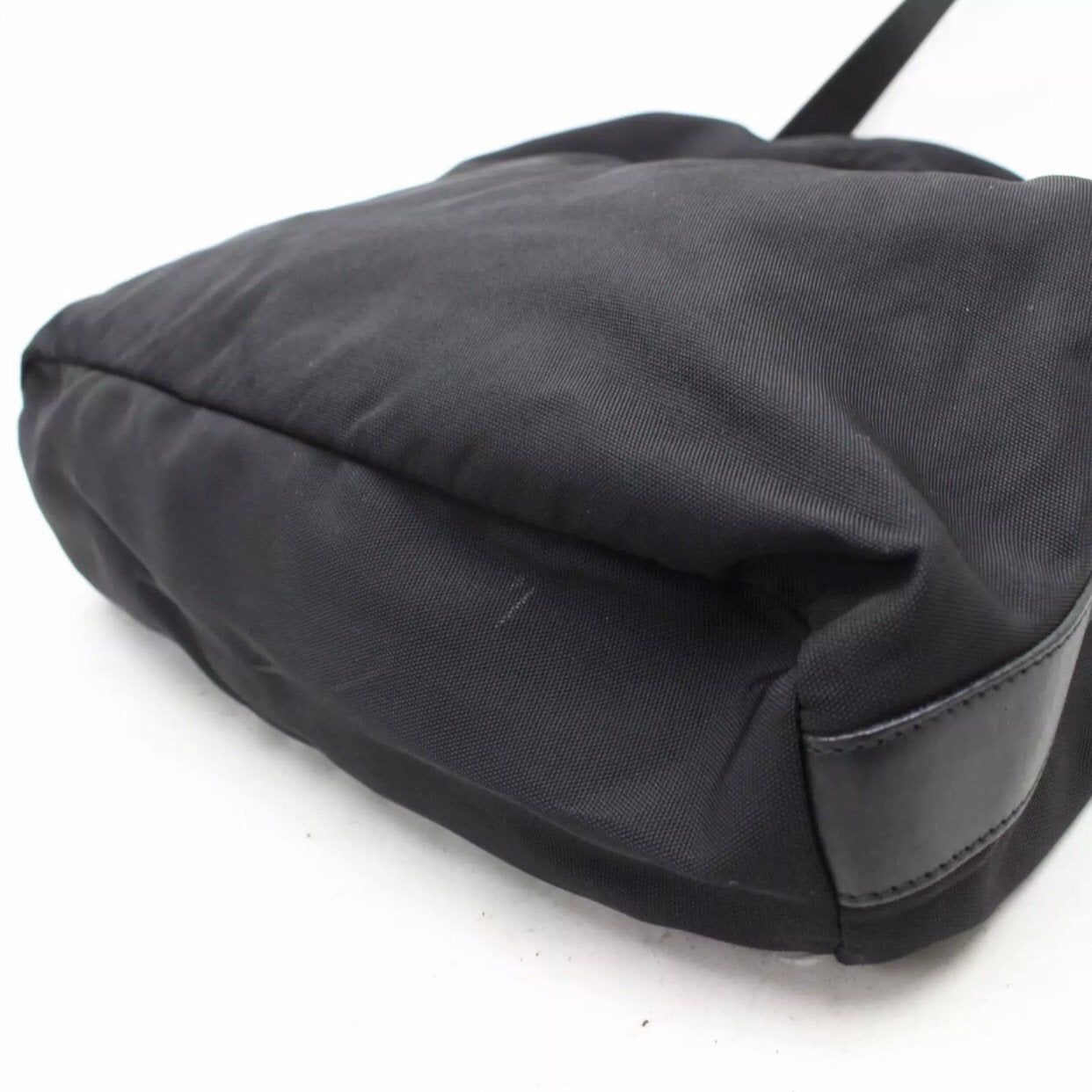 Gucci Nylon Drawstring Bucket Tote Bag