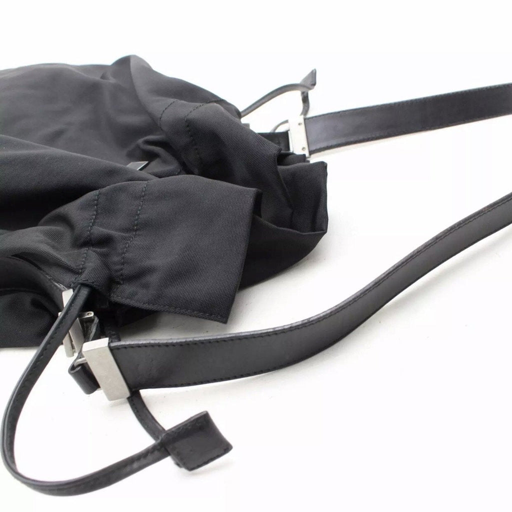 Gucci Nylon Drawstring Bucket Tote Bag