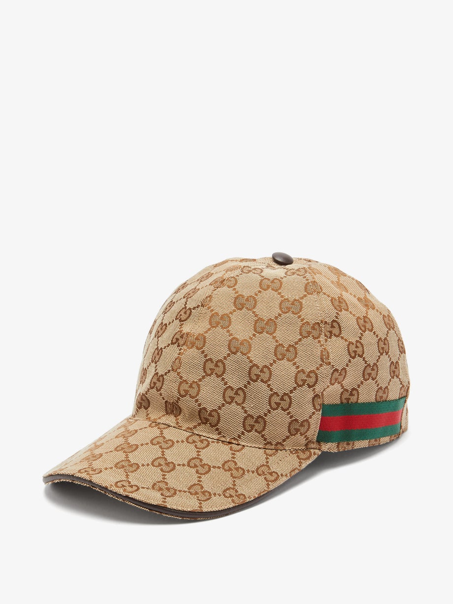 GUCCI GG ORIGINAL BASEBALL HAT WITH WEB STRIPES