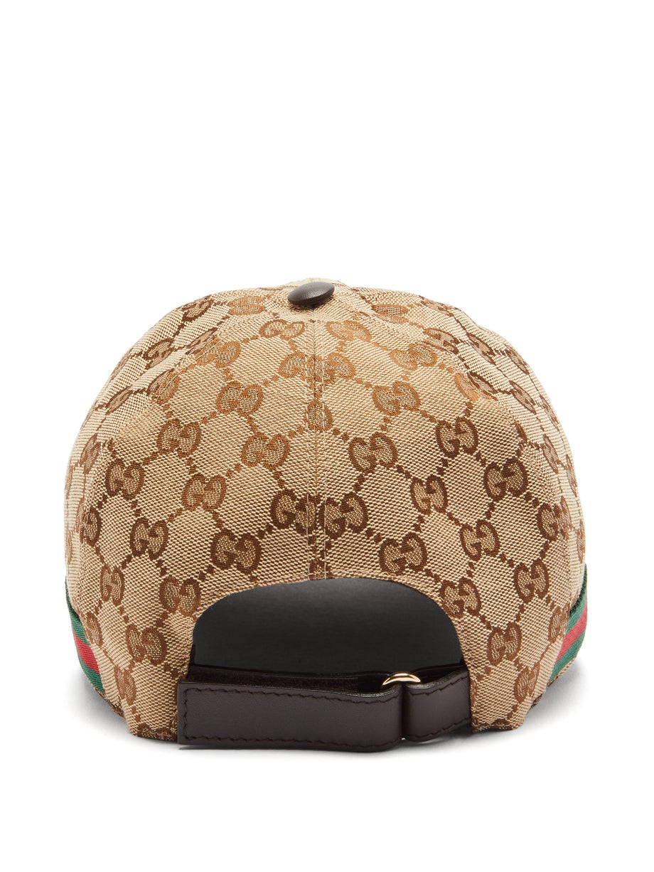GUCCI GG ORIGINAL BASEBALL HAT WITH WEB STRIPES