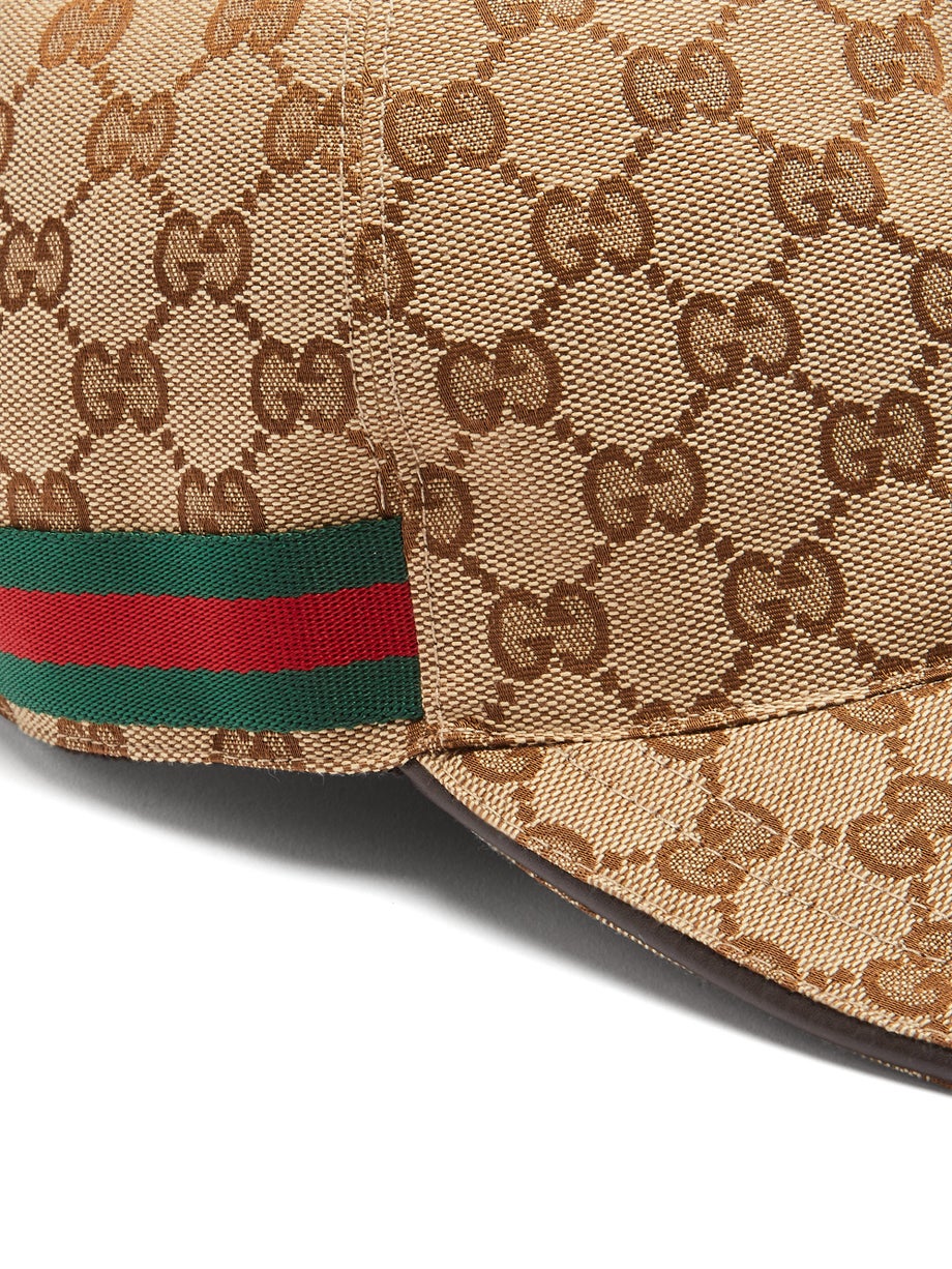 GUCCI GG ORIGINAL BASEBALL HAT WITH WEB STRIPES