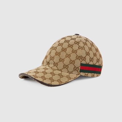 GUCCI GG ORIGINAL BASEBALL HAT WITH WEB STRIPES
