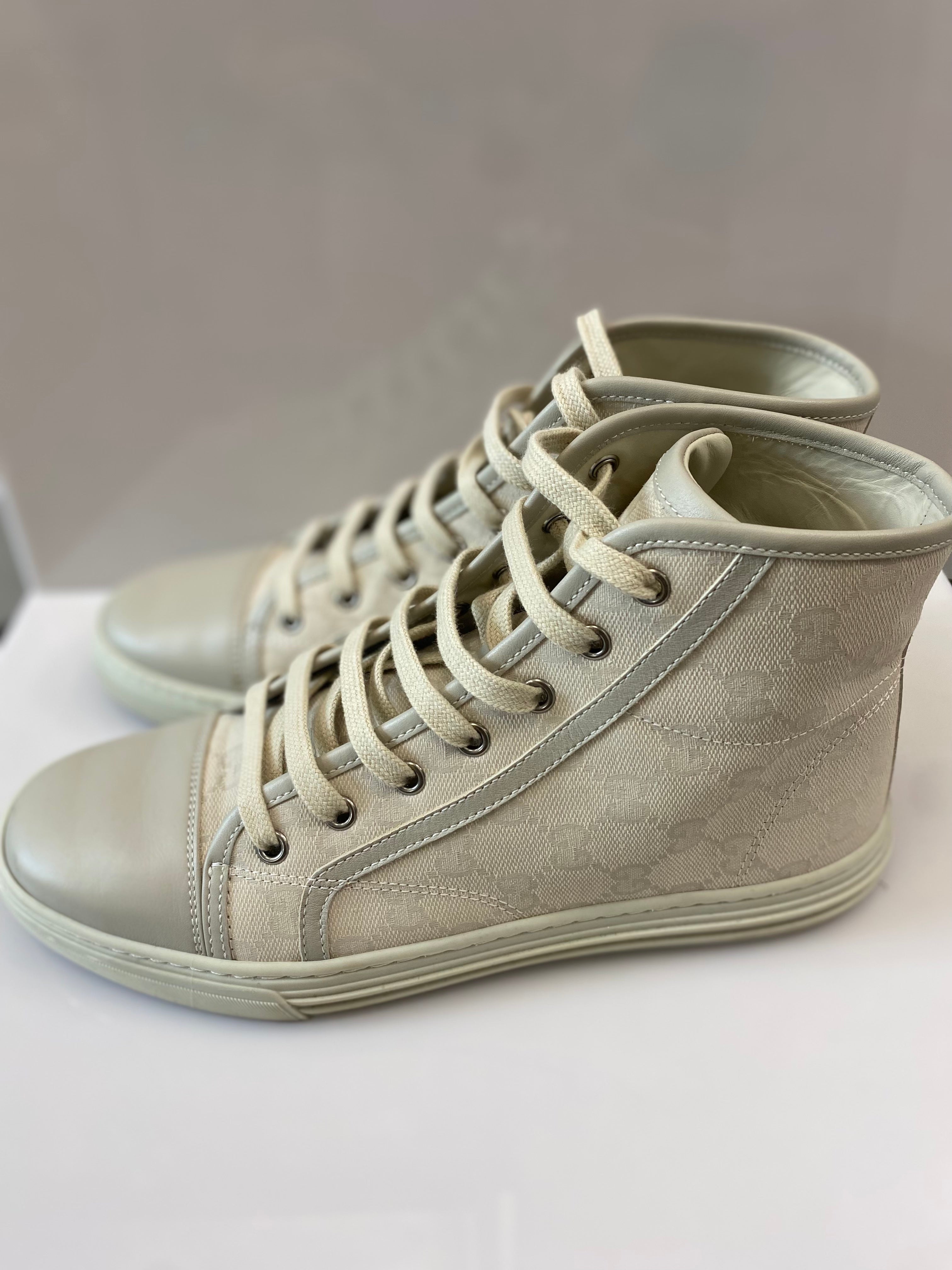 GUCCI ORIGINAL GG HIGH-TOP SNEAKERS