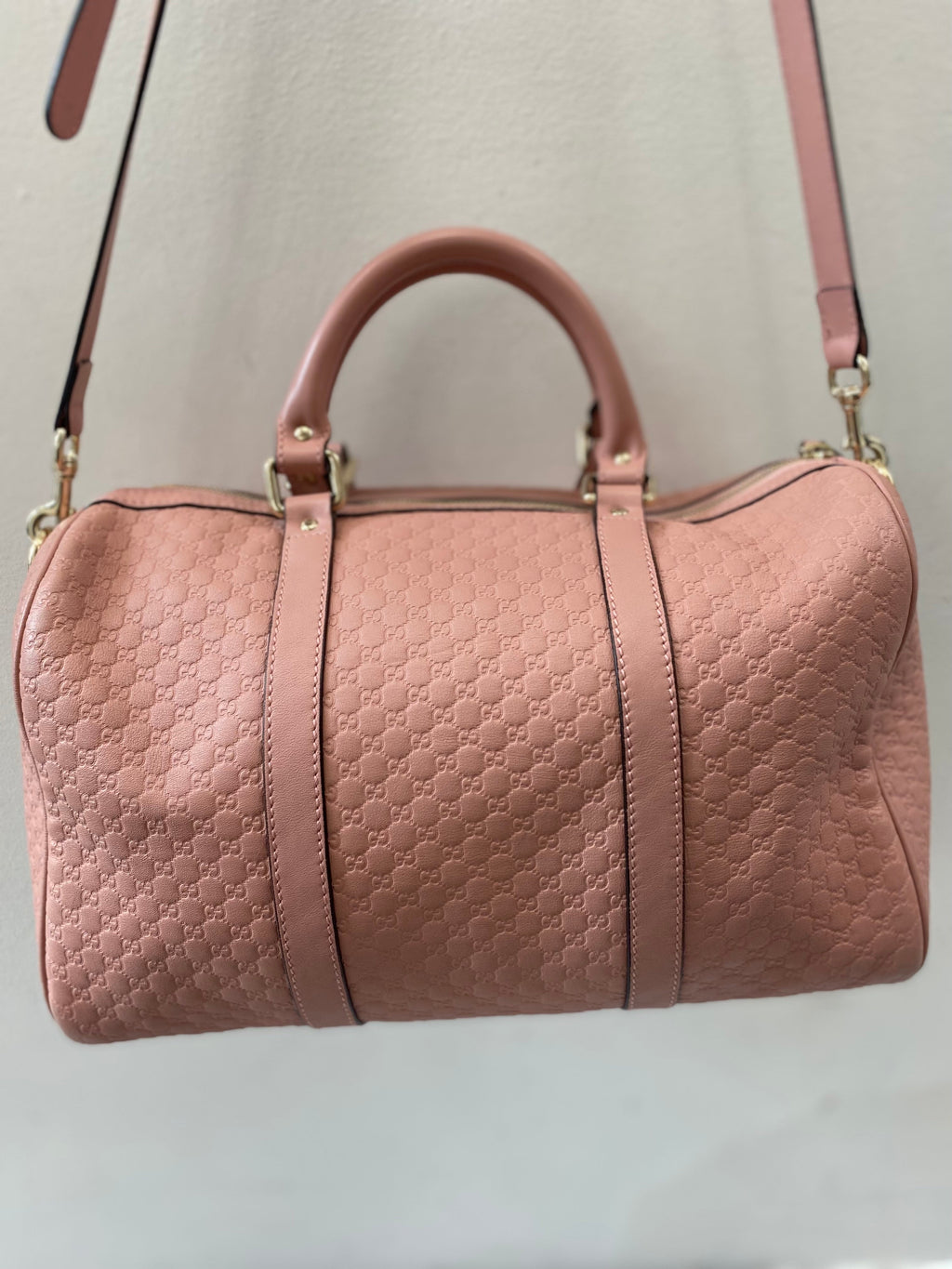 GUCCI MICRO GUCCISSIMA LEATHER BOSTON BAG