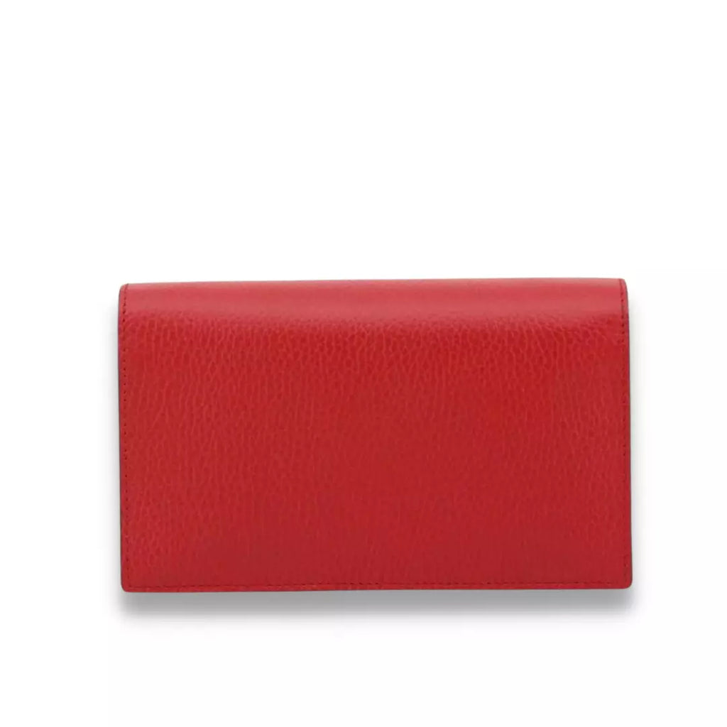 Gucci Red Leather Interlocking Bag