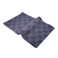 Gucci Scarf Men's Navy GG Pattern 100% Lana Wool (GGS42)