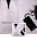 Gucci Shawl / Scarf Gray Silk (SHALS09)