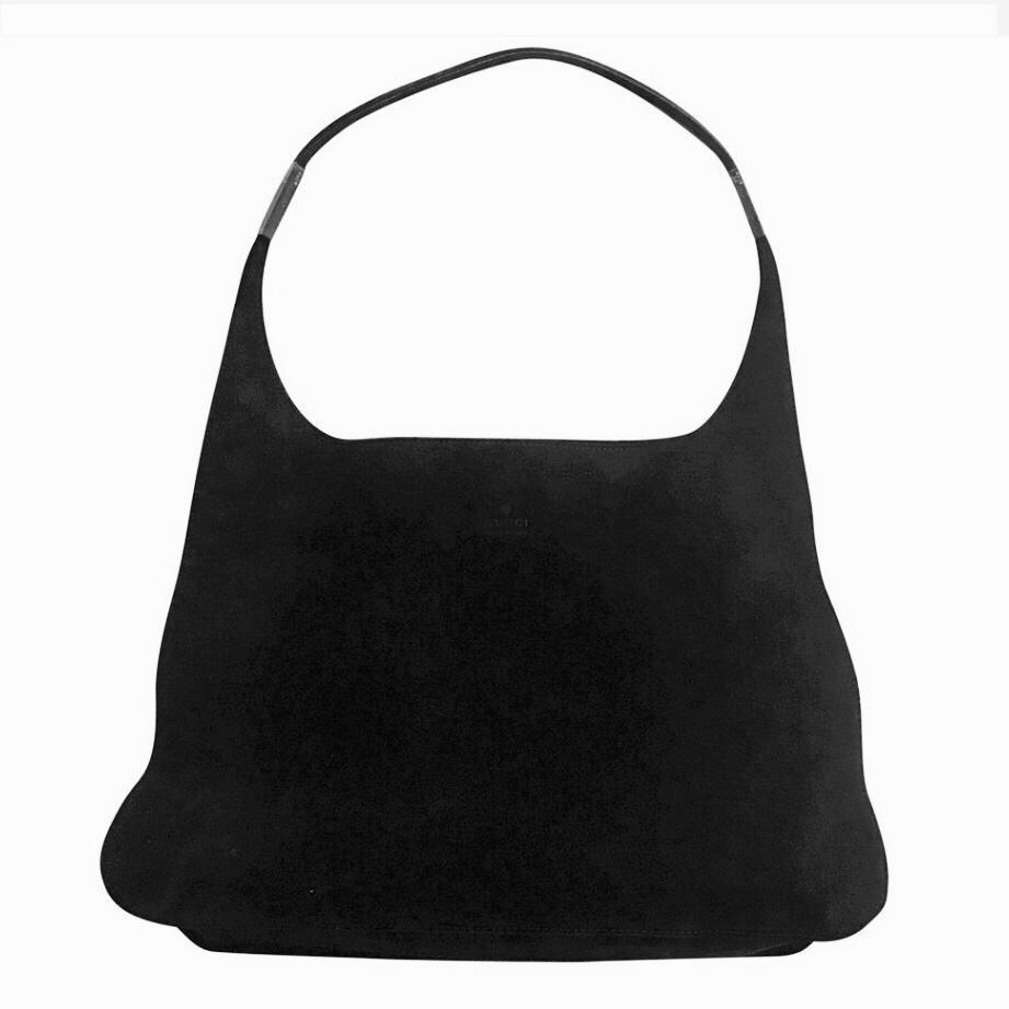 Gucci Suede Looping Hobo Bag