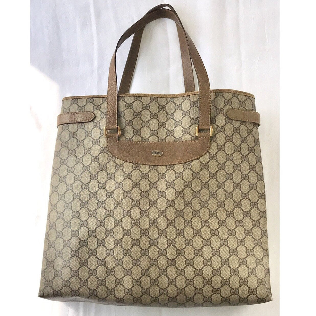 Gucci Supreme Monogram GG Large Shopper Tote