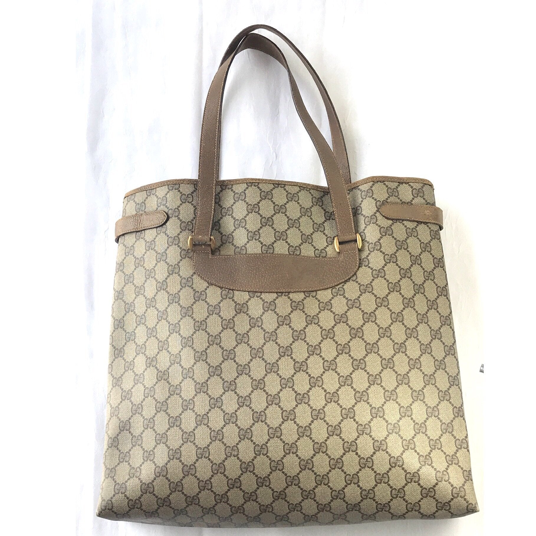 Gucci Supreme Monogram GG Large Shopper Tote