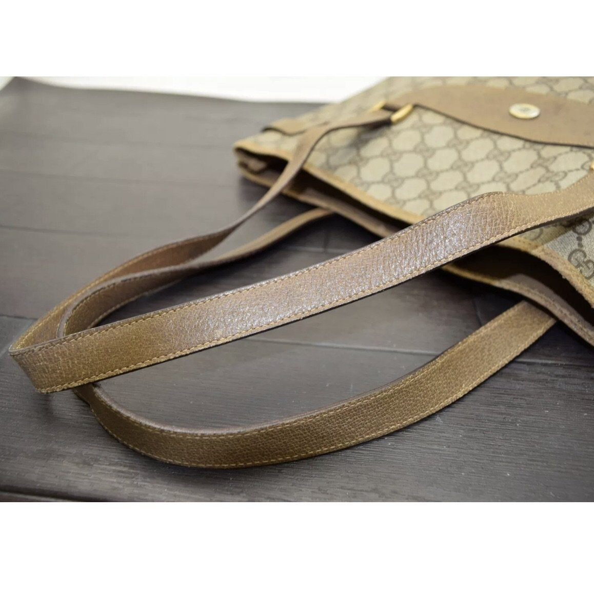 Gucci Supreme Monogram GG Large Shopper Tote