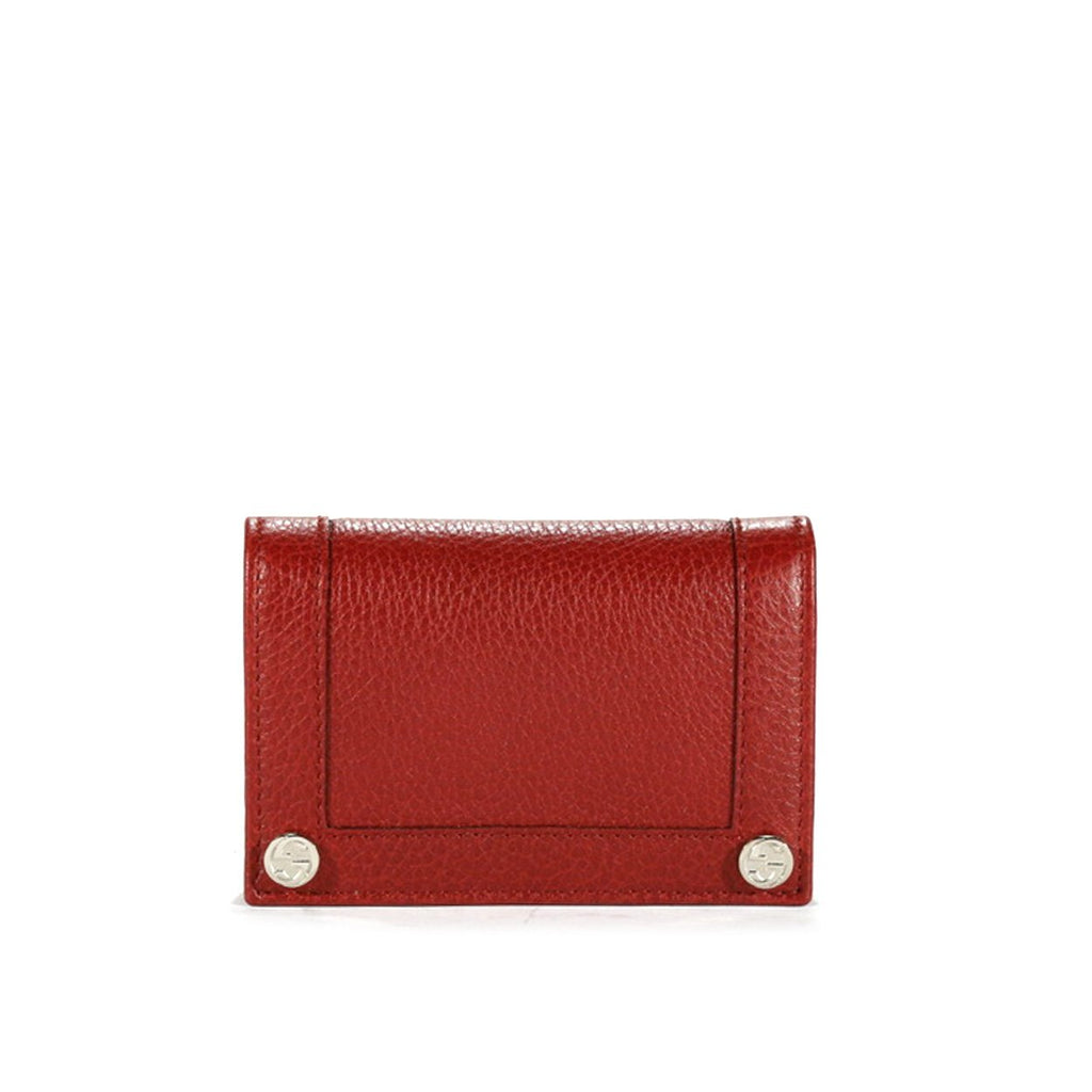 Gucci Women's Wallet Leather Short Burgundy 23044