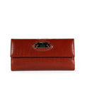 Gucci Women's Wallet large leather Checkbook style Burgundy 231841