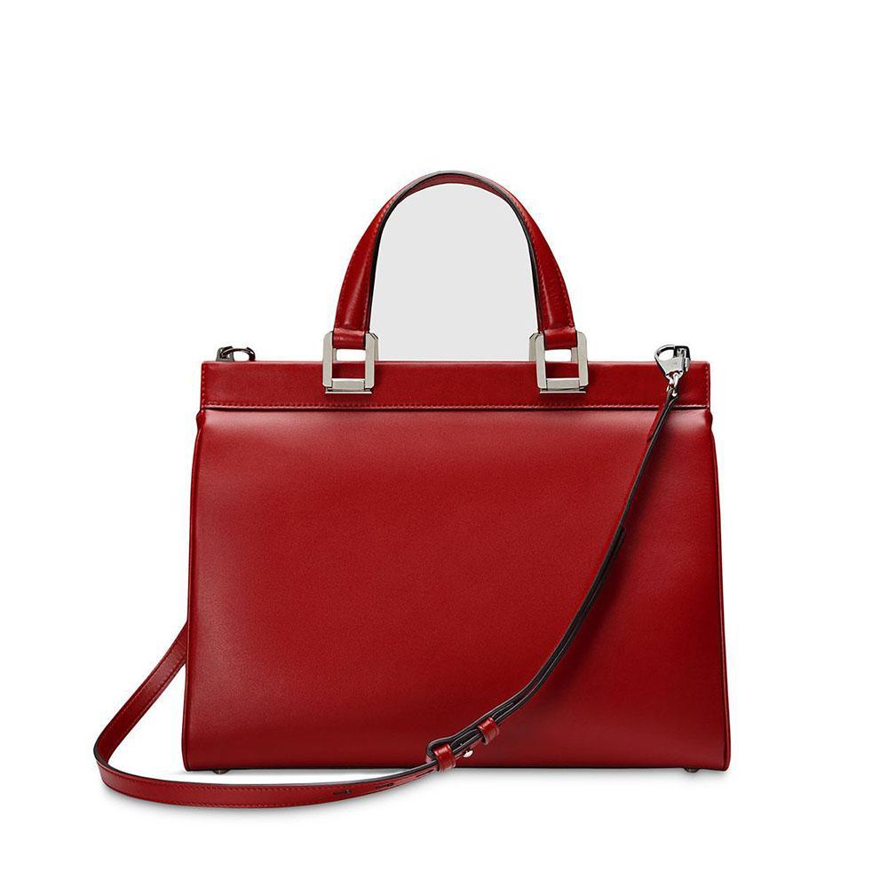 Gucci Zumi Women's Handbag Red MEDIUM Smooth Calf-Skin Leather Shoulder Bag (GG2053)