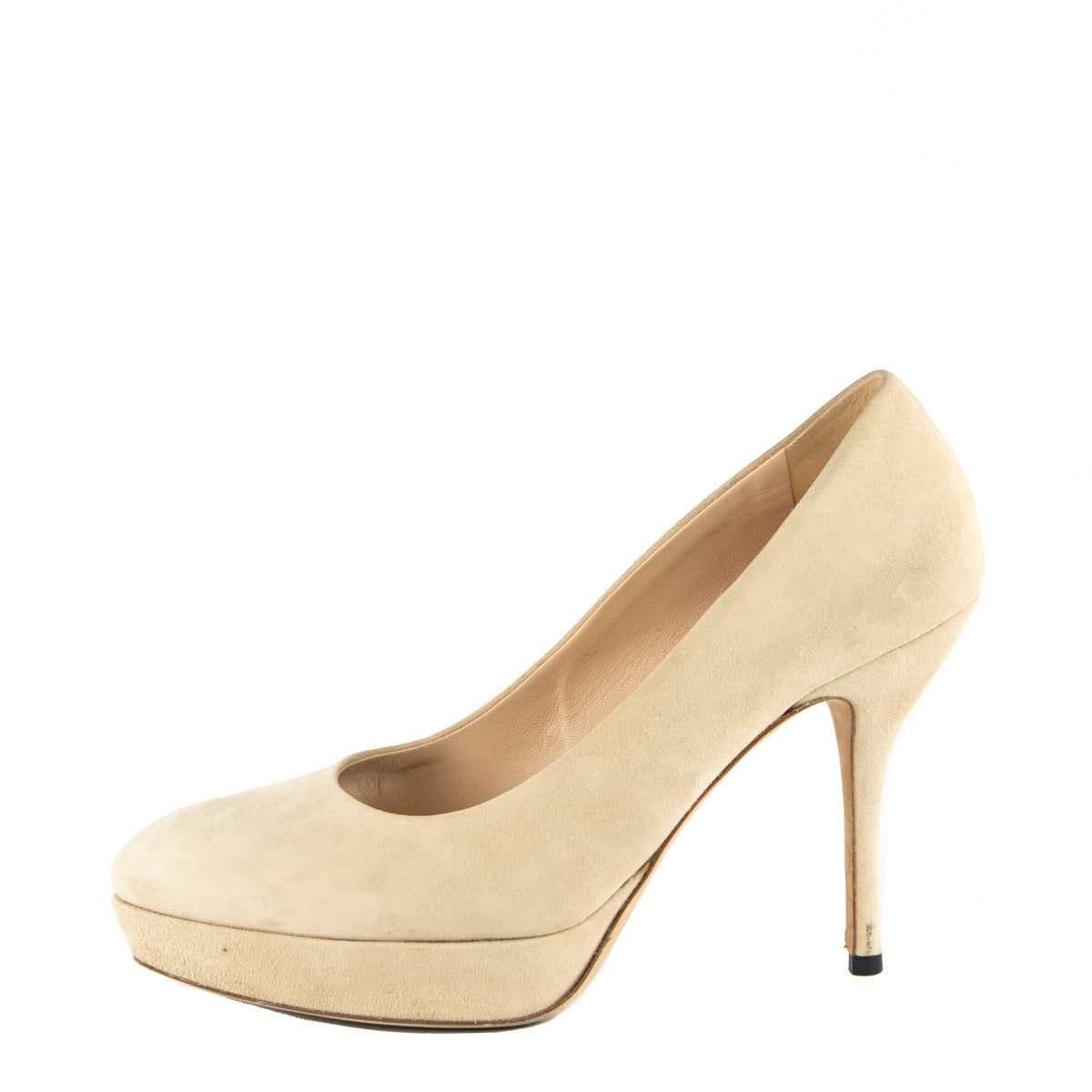 Gucci Beige Suede Platform Pumps Size US 7.5 | EU 37.5