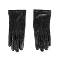 Gucci Black Nappa Leather Donna Gloves Size L