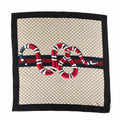 Gucci Monogram GG King Snake Silk 90 Scarf