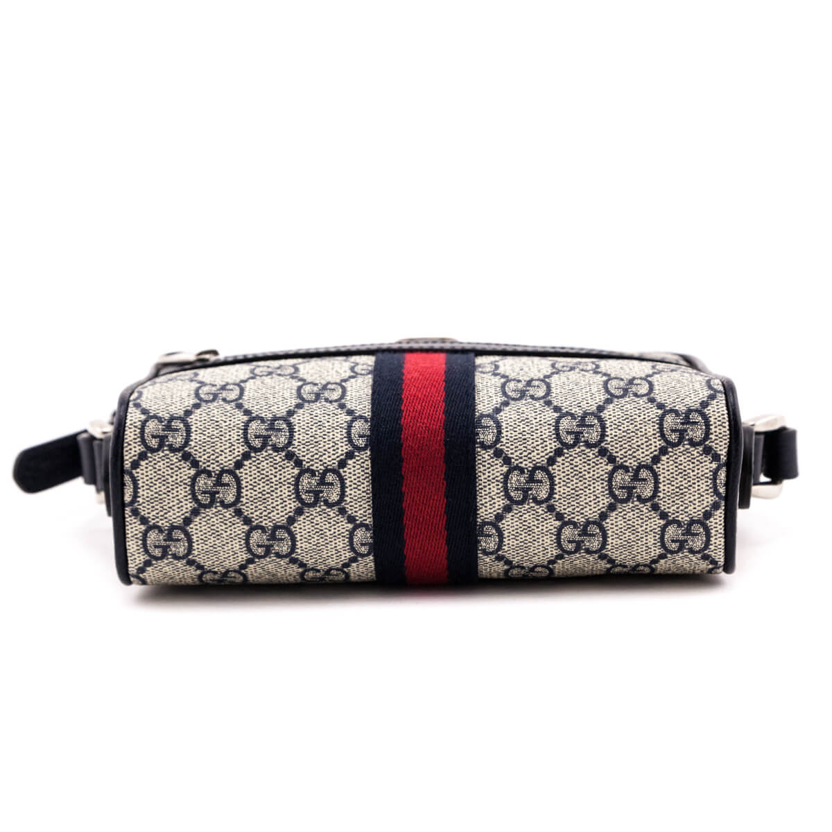 Gucci Navy GG Supreme Mini Ophidia GG Crossbody