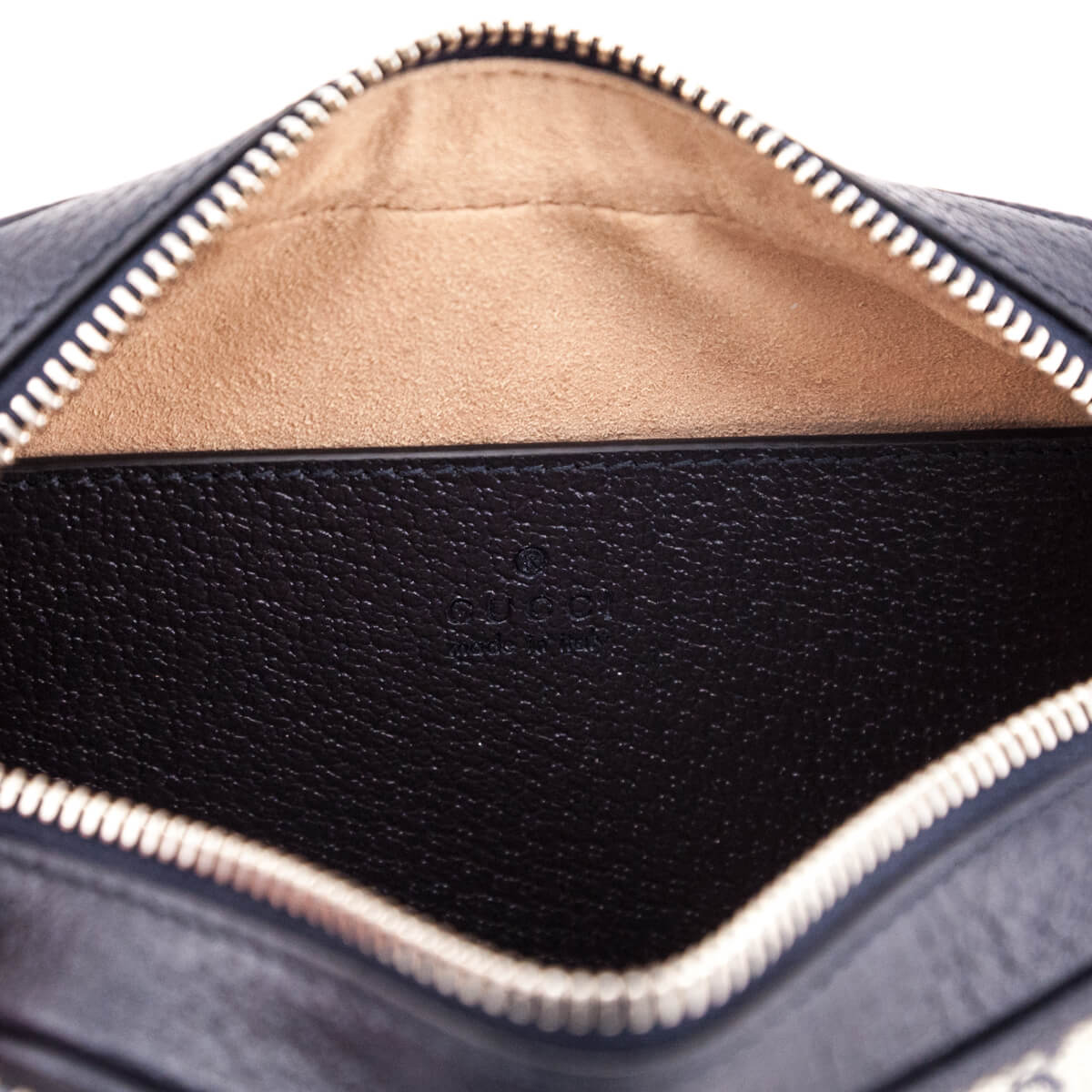 Gucci Navy GG Supreme Mini Ophidia GG Crossbody