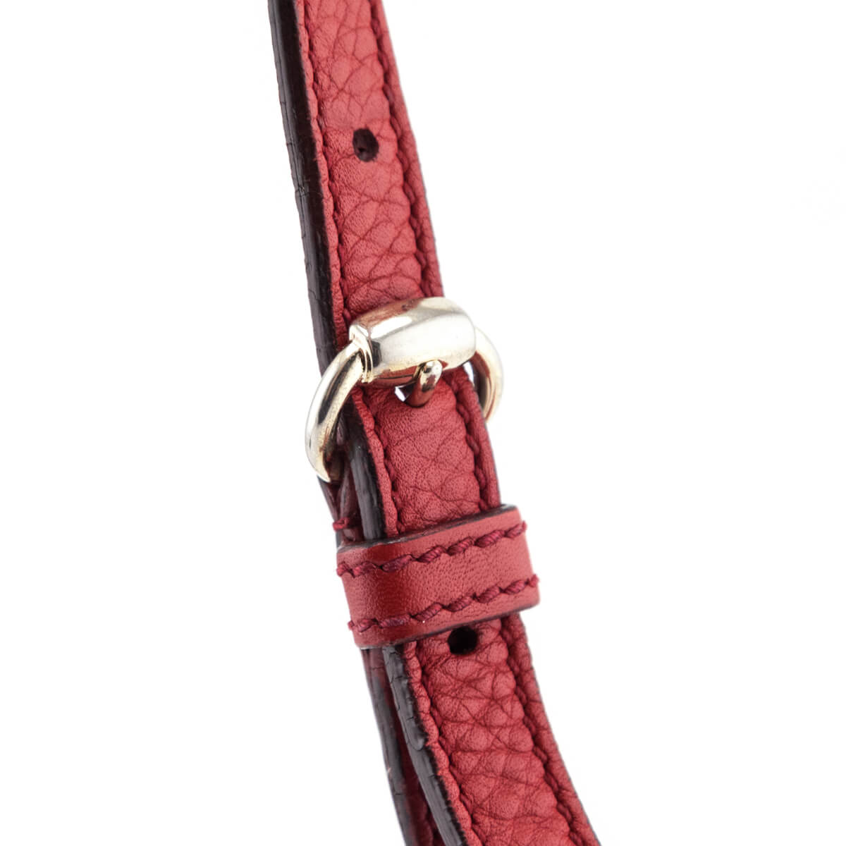 Gucci Red Pebbled Calfskin Soho Disco Crossbody