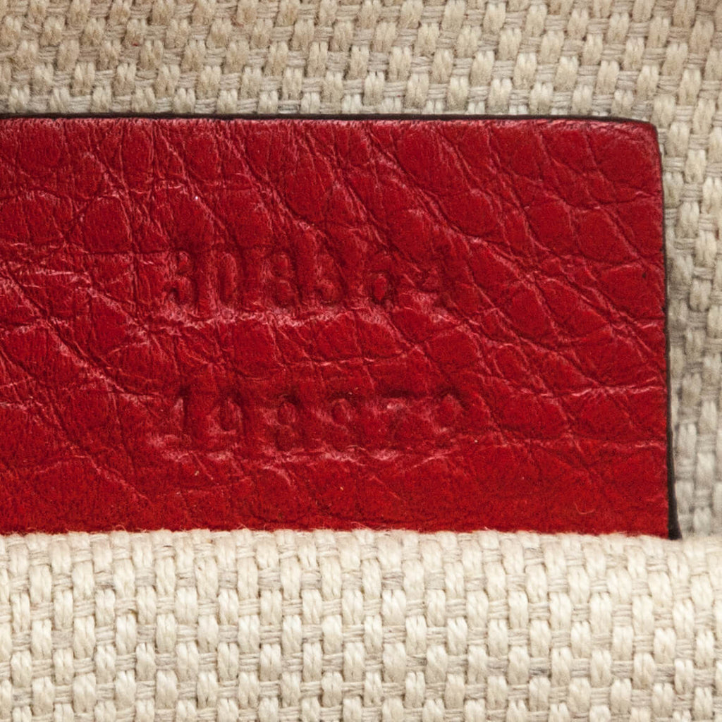 Gucci Red Pebbled Calfskin Soho Disco Crossbody