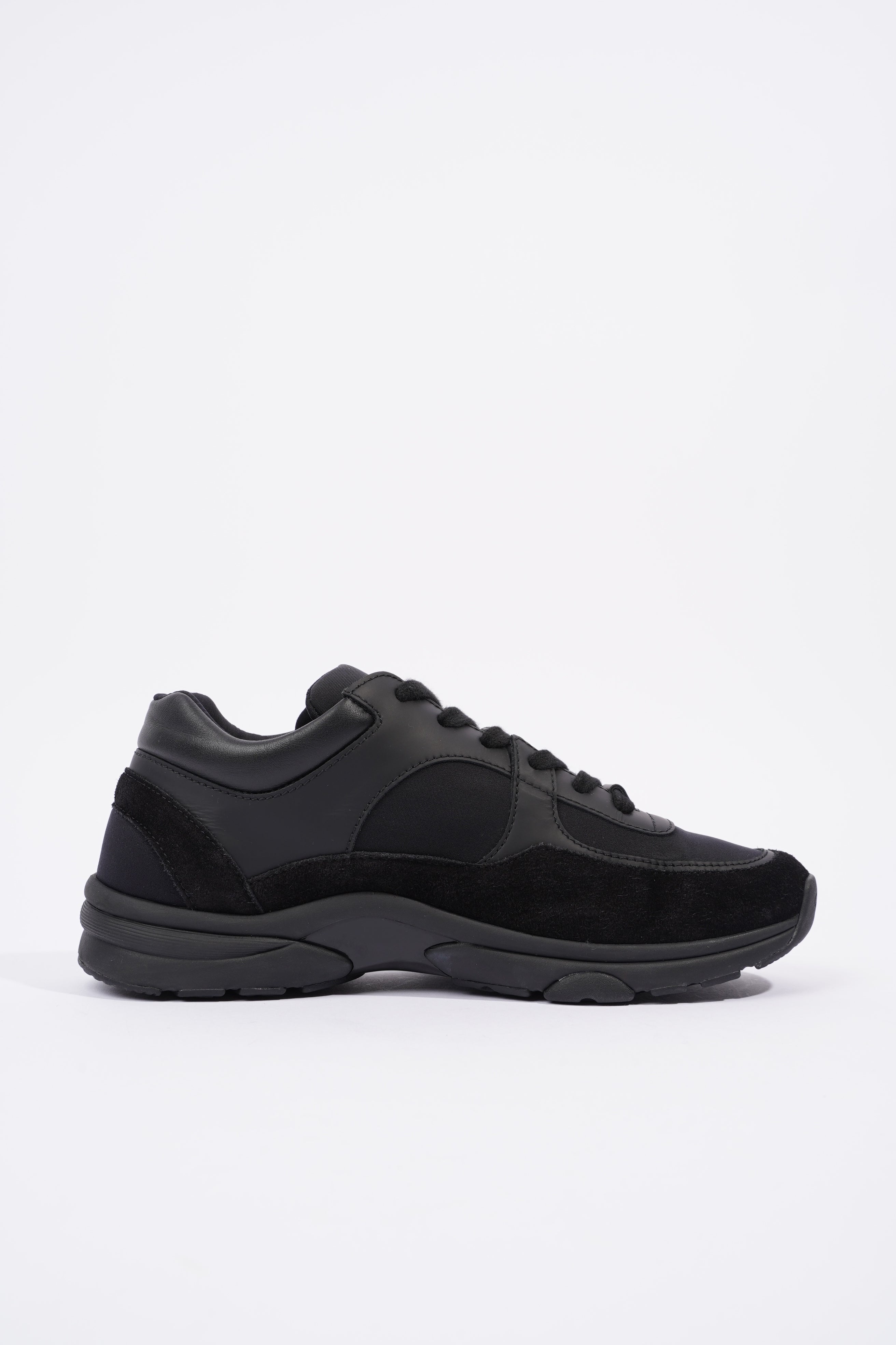 Chanel CC Logo Sneaker Black Suede EU 38 UK 5