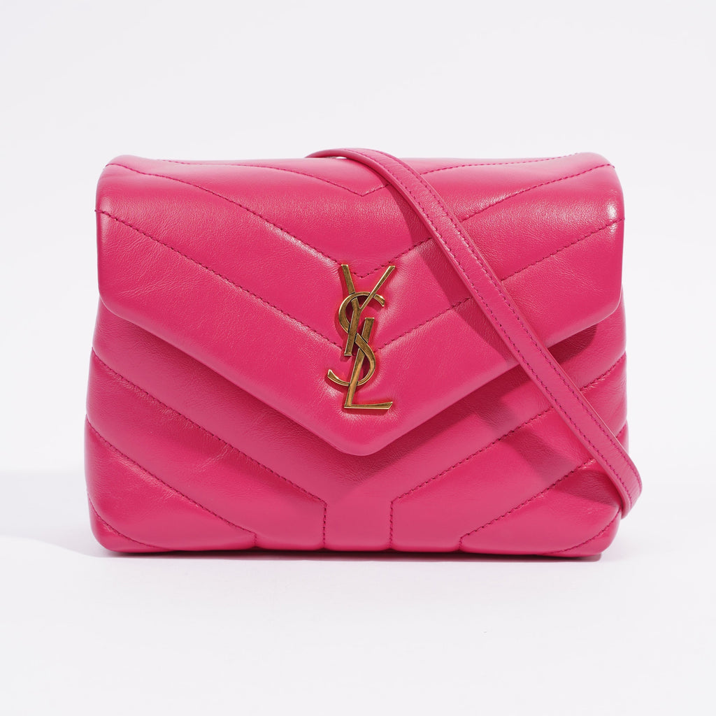 Saint Laurent Toy LouLou Pink Leather