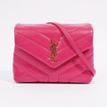 Saint Laurent Toy LouLou Pink Leather