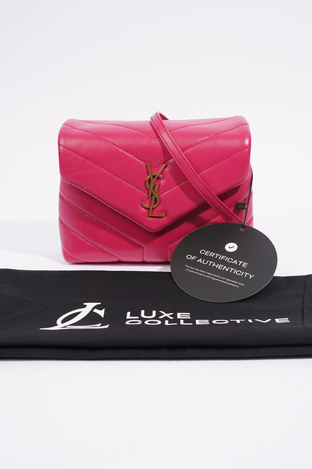 Saint Laurent Toy LouLou Pink Leather